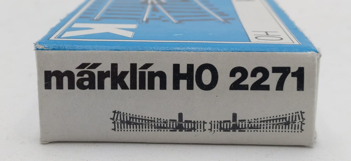 MARKLIN5521/12Auto Union 1937年 ドイツ製当時物 Marklin 2271 HO 14° K Track Left & Right Hand Switch Turnout (Set