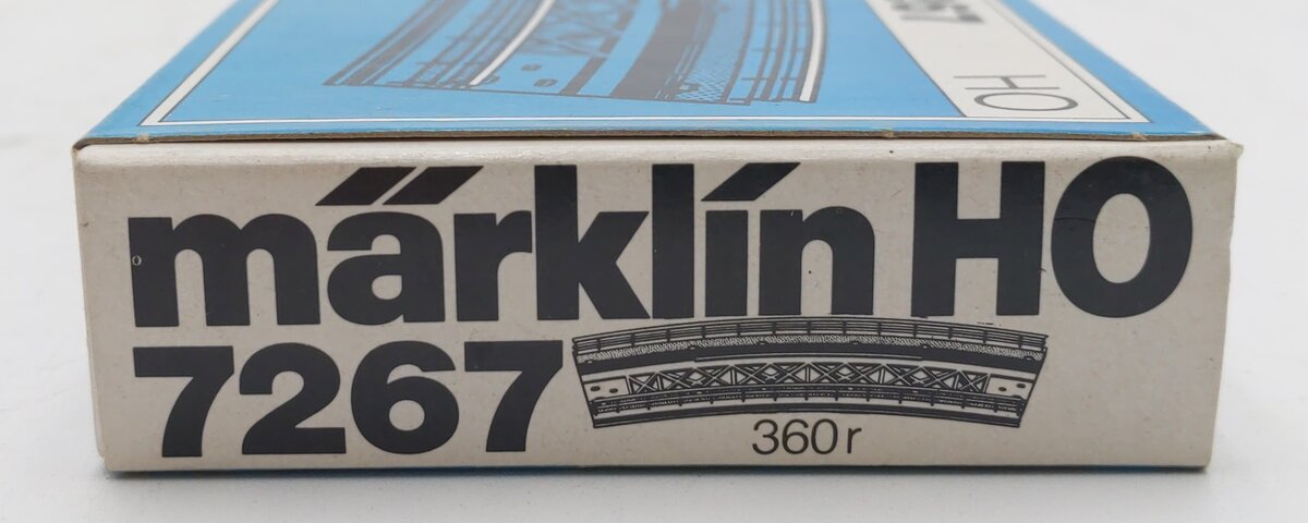Marklin 7267 Curved 7-1/8" Bridge Ramp for K&M Tracks