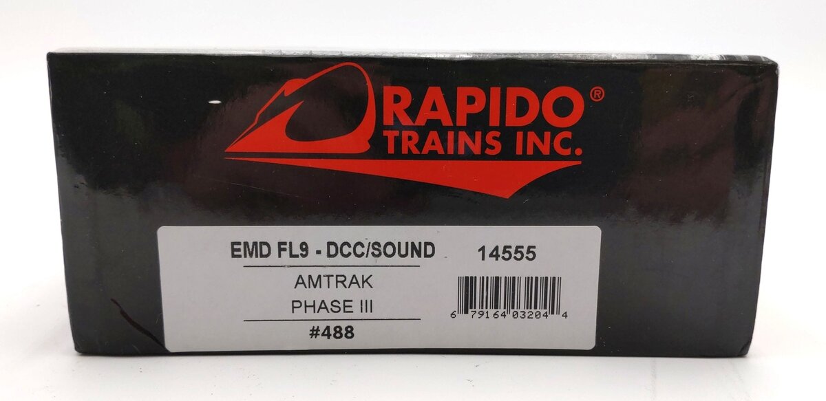 Rapido Trains 14555 HO Amtrak EMD FL9 Diesel Locomotive #488