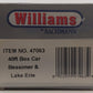 Williams 47063 O Bessemer & Lake Erie 40' Steel 3-Rail Boxcar