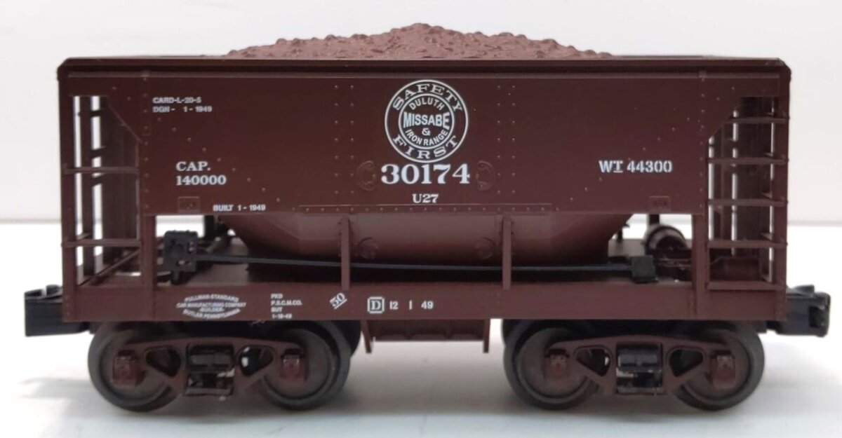 MTH 30-75457 O Duluth Missabe & Iron Range Ore Car #30174 with Load