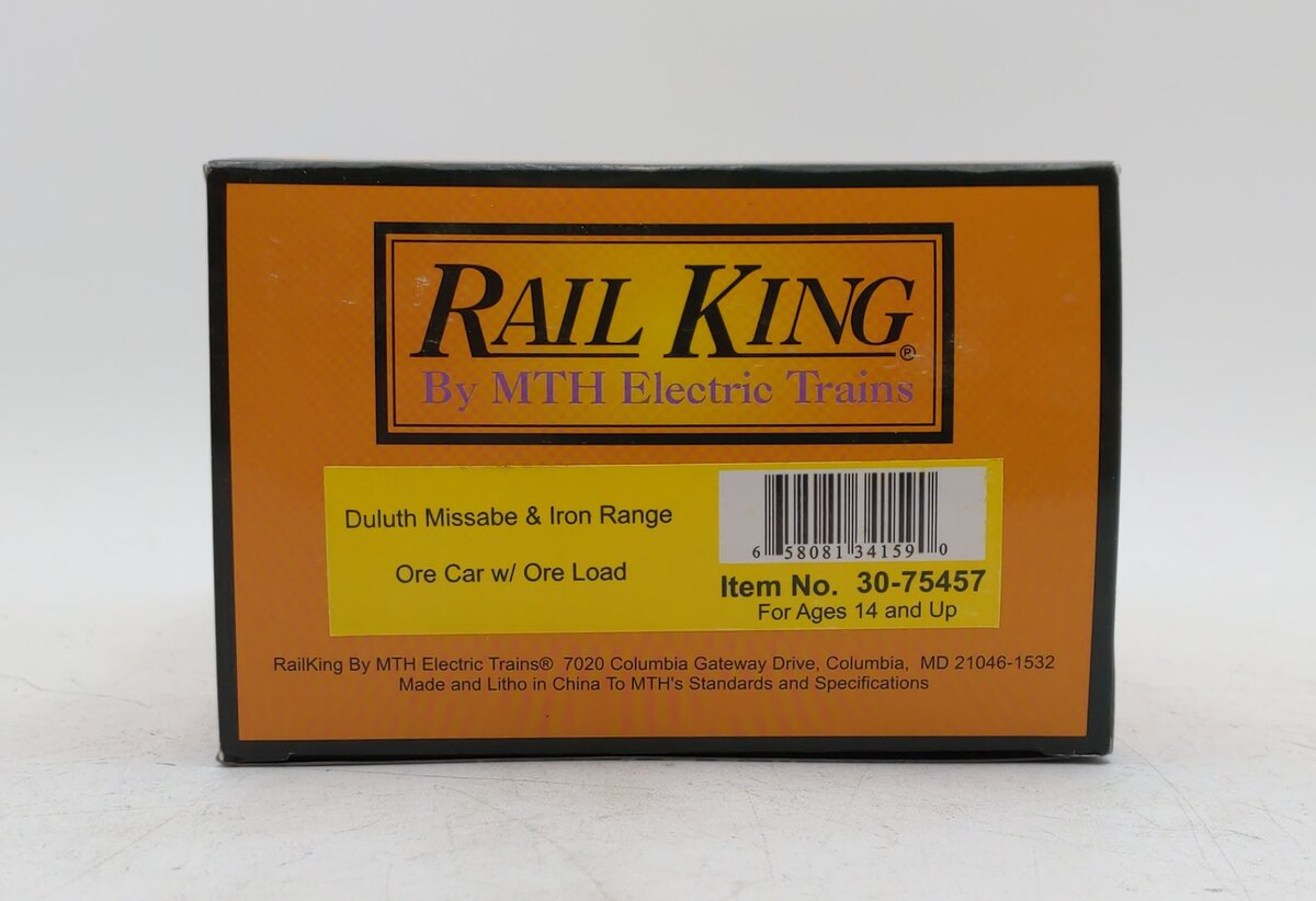MTH 30-75457 O Duluth Missabe & Iron Range Ore Car #30174 with Load