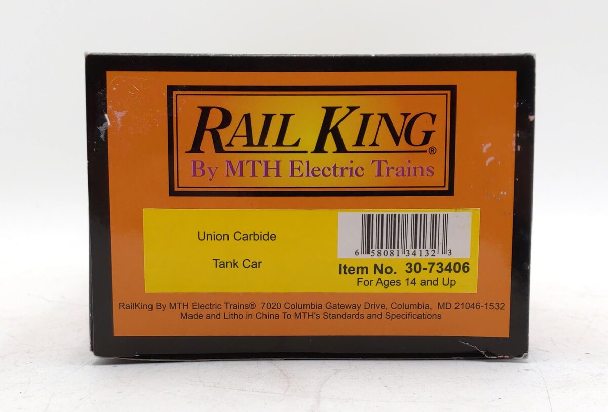 MTH 30-73406 O Union Carbide Tank Car #67628