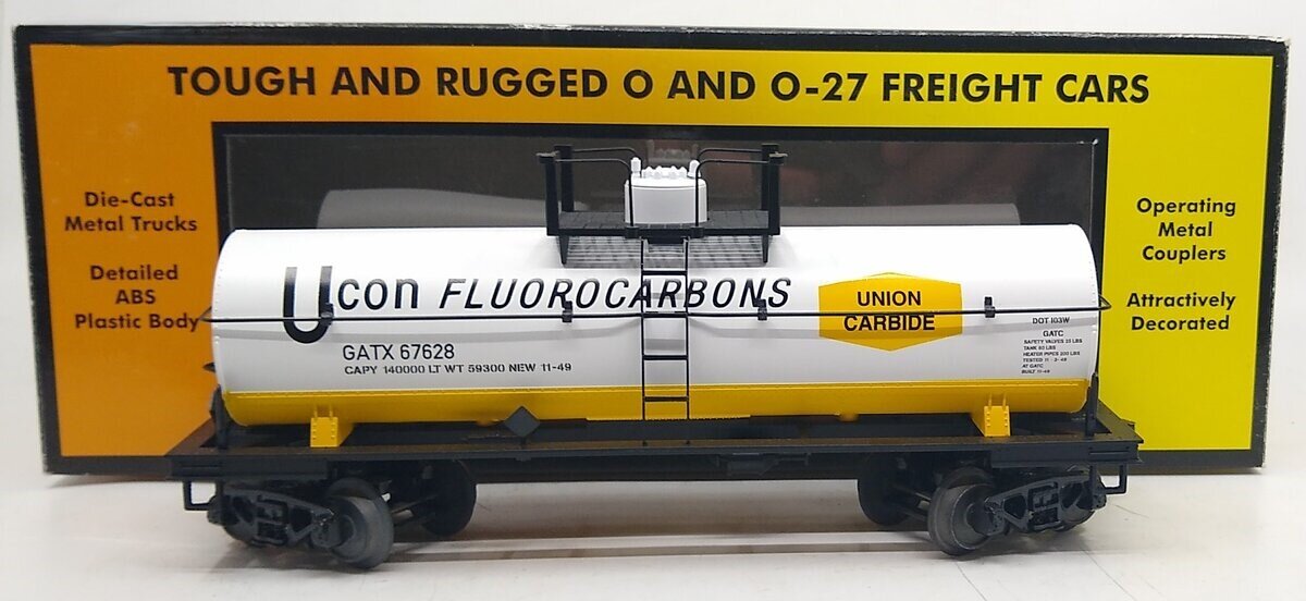 MTH 30-73406 O Union Carbide Tank Car #67628