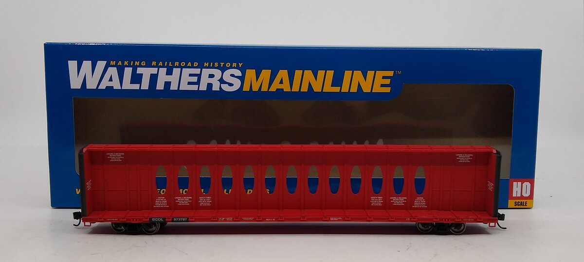 Walthers 910-4810 HO BCOL 72' CB Flatcar #873787