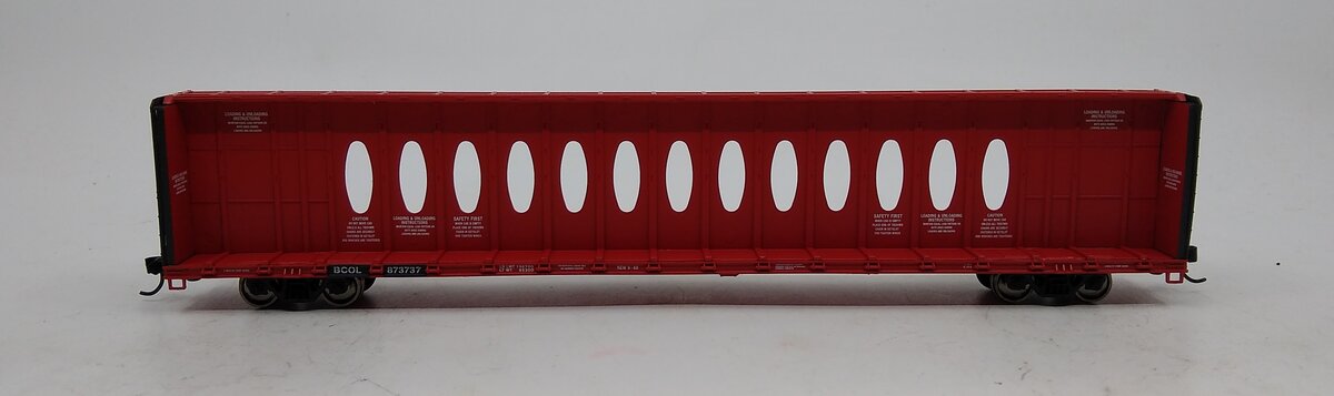 Walthers 910-4822 HO BC 72' CB RWY Flatcar #873737