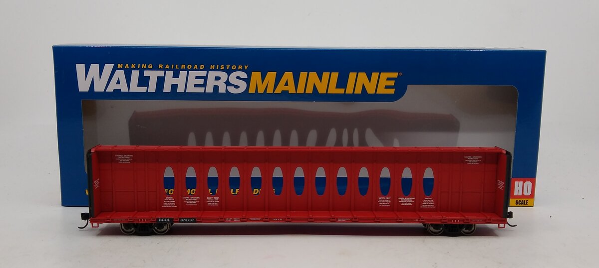 Walthers 910-4822 HO BC 72' CB RWY Flatcar #873737