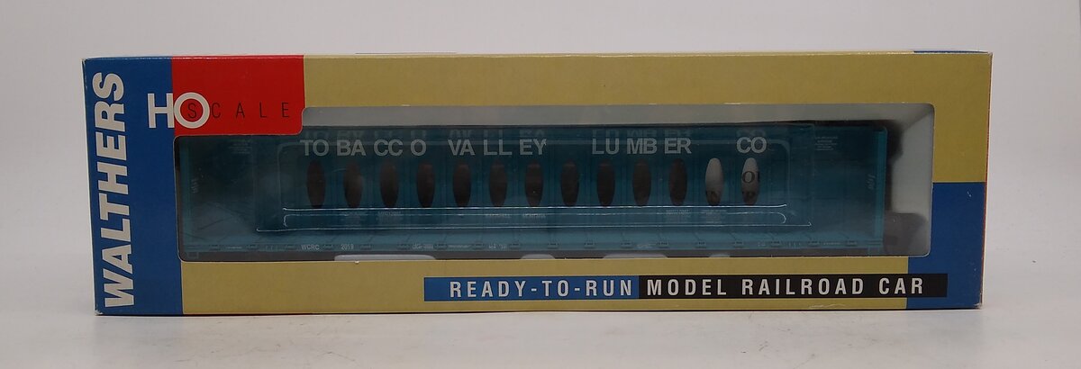 Walthers 932-4109 HO Scale Tobacco Valley Lumber 72' Center Beam Flatcar #2019