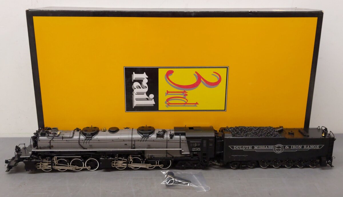 Sunset Models O 2-Rail Brass DM&IR M-4 2-8-8-4 Yellowstone (Gray Boiler) #235 EX/Box