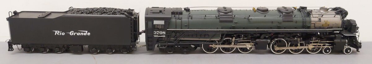 Sunset Models O Scale BRASS D&RGW L-105 Steam Loco & Tender #3702 (2Rail) EX/Box