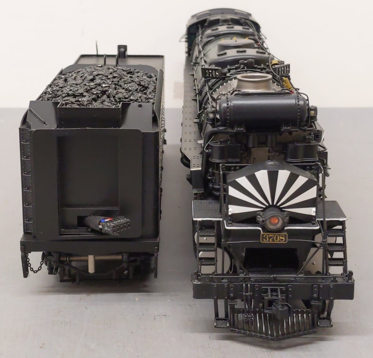 Sunset Models O Scale BRASS D&RGW L-105 Steam Loco & Tender #3702 (2Rail) EX/Box