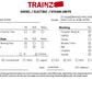 Sunset Models O Scale BRASS D&RGW L-105 Steam Loco & Tender #3702 (2Rail) EX/Box