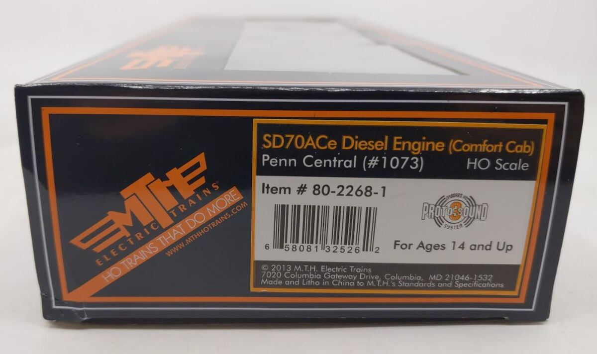MTH 80-2268-1 HO PC SD7-0ACe Diesel Locomotive #1073 w/PS3 & DCC