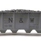 Lionel 6-19328 O Norfolk & Western 4-Bay Weathered Hopper w/Coal Load #6446-4 LN/Box