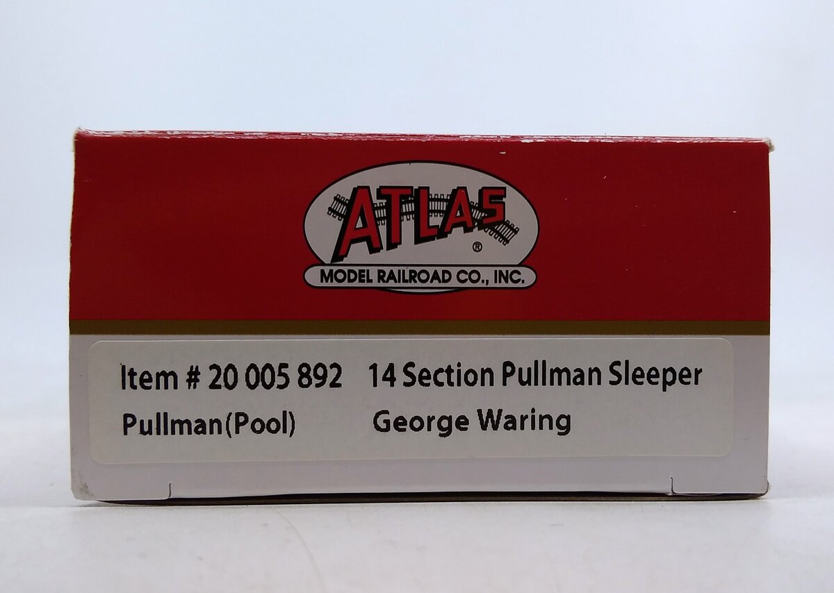 Atlas 20005892 HO Pullman Pool George Waring 14 Section Pullman Sleeper