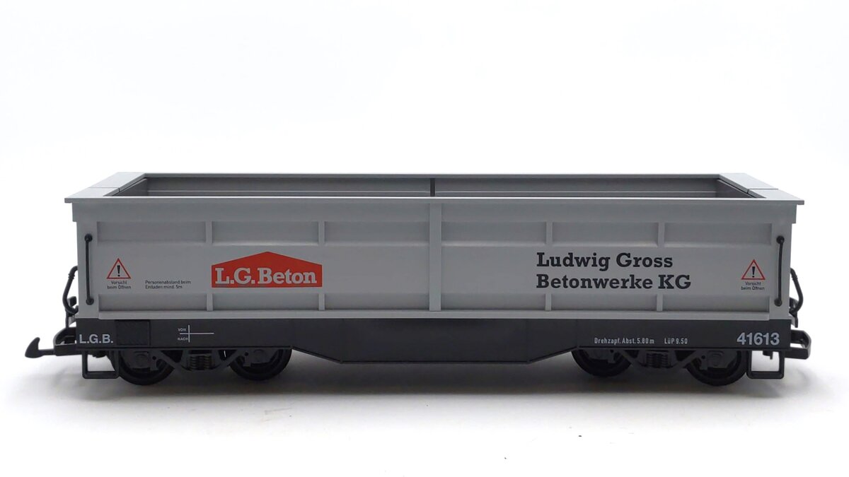 LGB 41613 LG Beton Manual Unloading Gondola