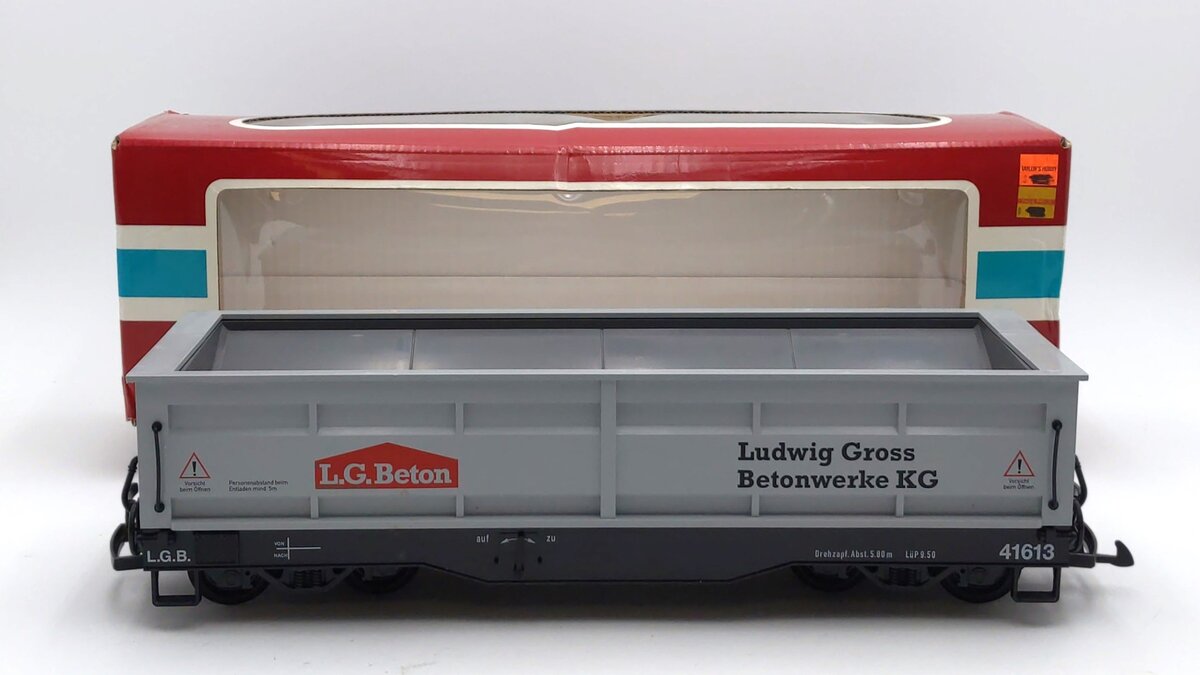 LGB 41613 LG Beton Manual Unloading Gondola
