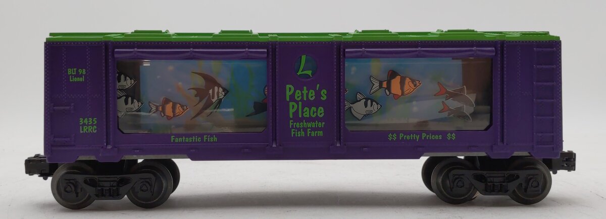 Lionel 6-19965 O Gauge LRRC Pete's Place Operating Aquarium Car #3435 EX/Box
