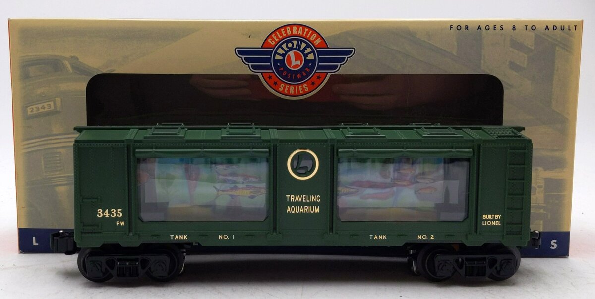 Lionel 6-36731 PWC O Gauge Traveling Aquarium Car #3435 LN/Box