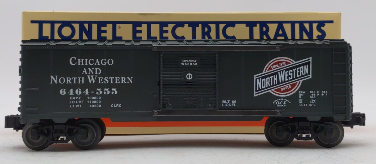 Lionel 6-52081 O Gauge Chicago & North Western C&NW Boxcar #6464-555 LN/Box