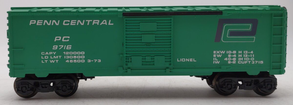 Lionel 6-9716 O Gauge Penn Central Boxcar EX/Box