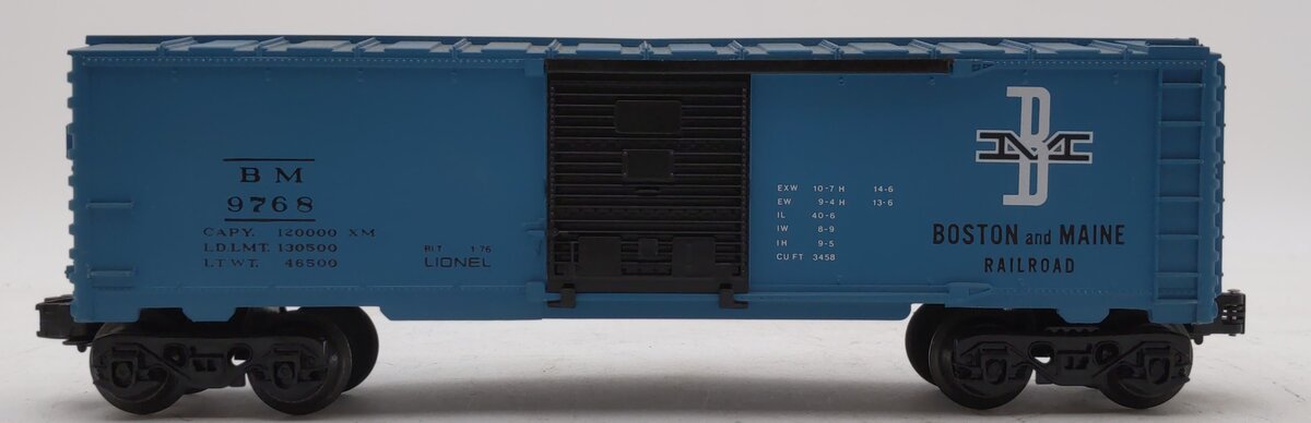 Lionel 6-9768 O Gauge Boston & Maine Boxcar NIB