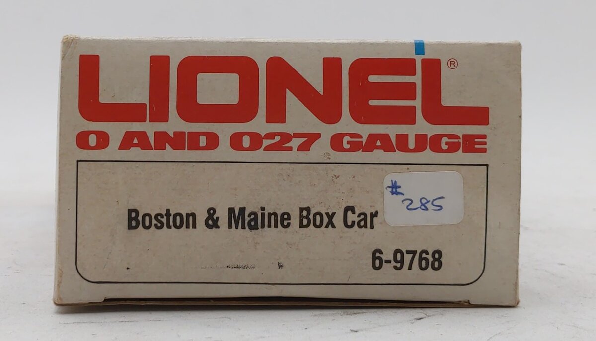 Lionel 6-9768 O Gauge Boston & Maine Boxcar