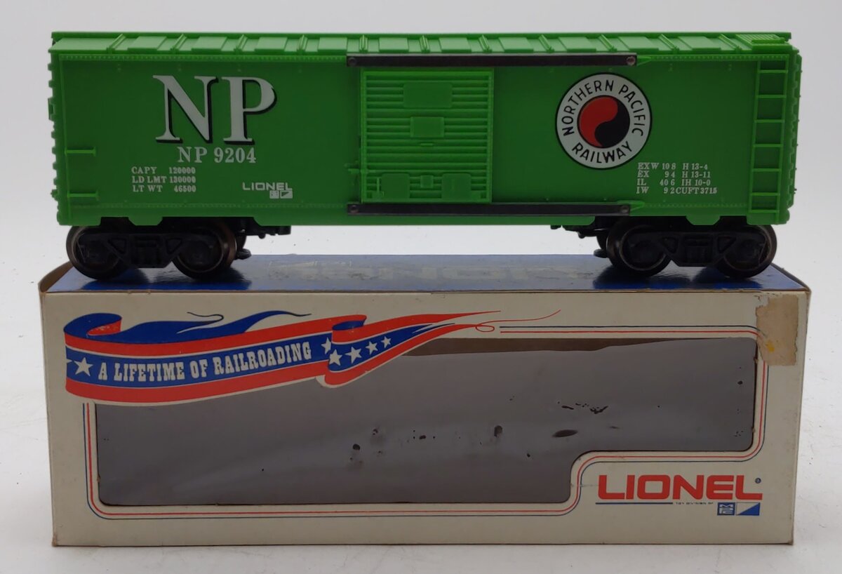 Lionel 6-9204 O Gauge Northern Pacific Boxcar #9204 LN/Box