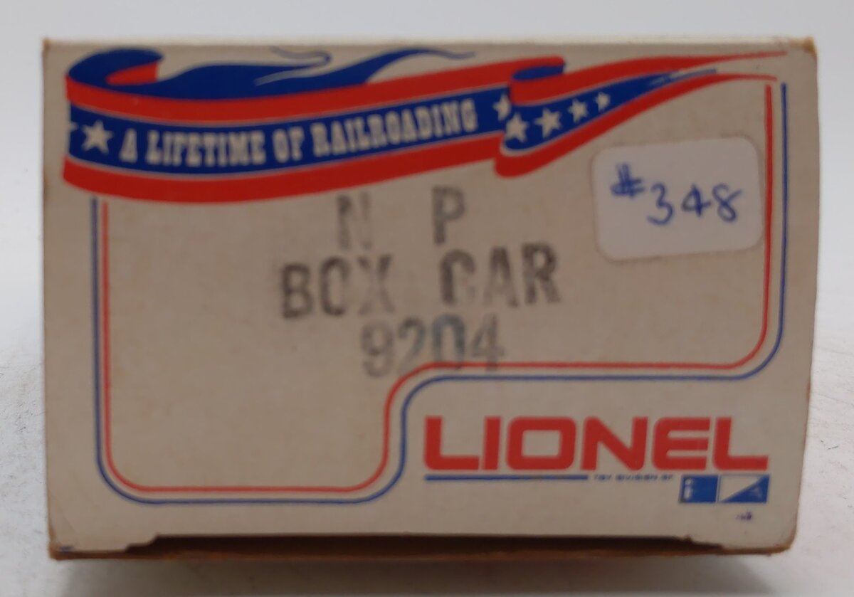 Lionel 6-9204 O Gauge Northern Pacific Boxcar #9204 EX/Box