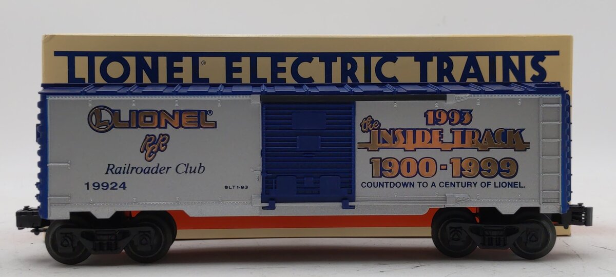 Lionel 6-19924 O Gauge 1993 Lionel Railroader Club 1900-1999 Boxcar #19924 LN/Box