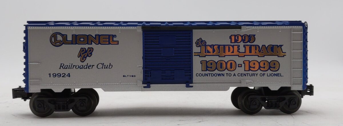 Lionel 6-19924 O Gauge 1993 Lionel Railroader Club 1900-1999 Boxcar #19924 LN/Box
