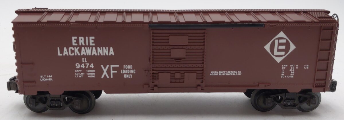 Lionel 6-9474 O Gauge Erie Lackawanna Boxcar EX/Box