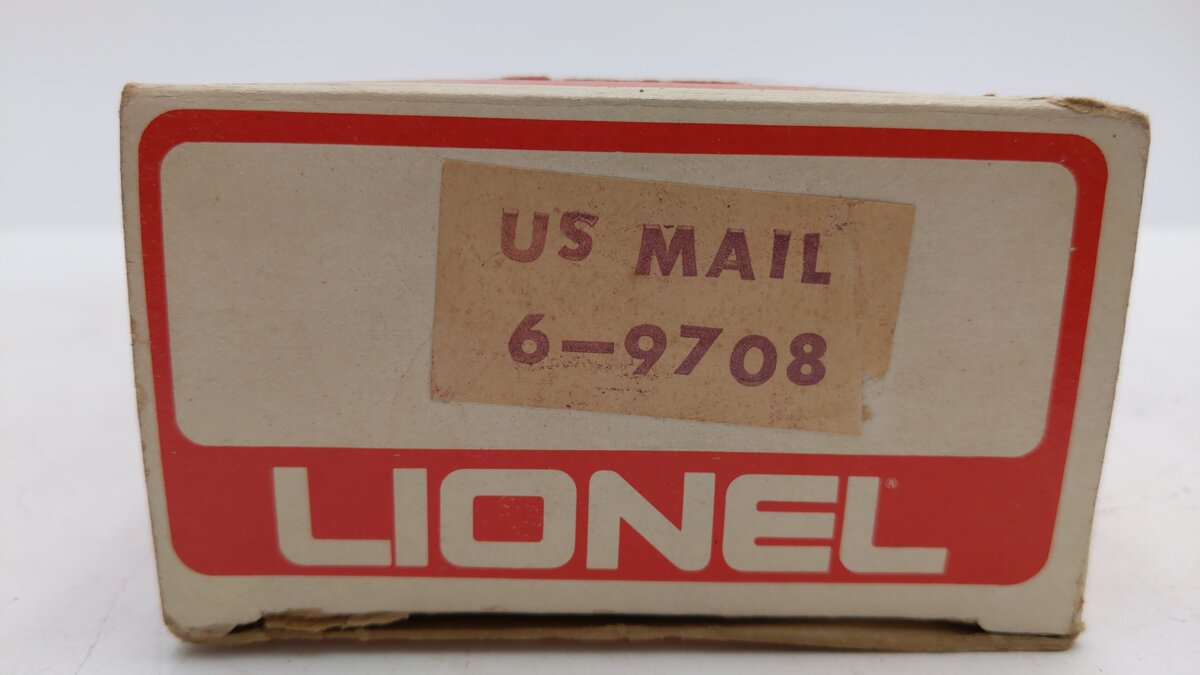 Lionel 6-9708 O Gauge United States Mail Boxcar VG/Box