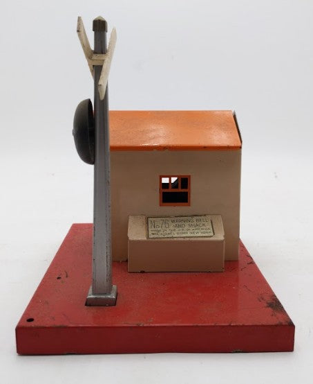 Lionel 76 Vintage O Prewar Warning Bell & Shack VG