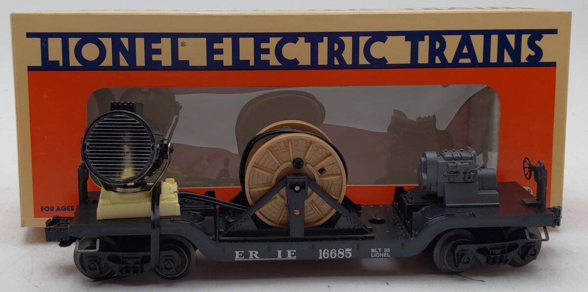 Lionel 6-16685 O Gauge Erie Extension Searchlight Car