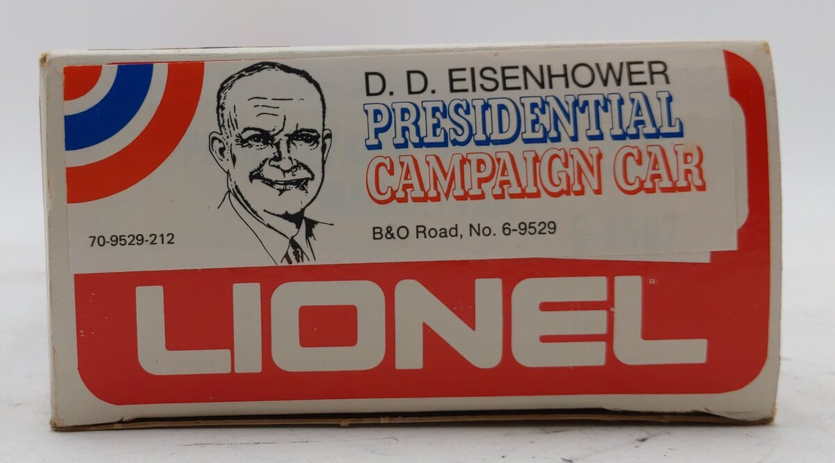Lionel 6-9529 O Baltimore & Ohio Eisenhower Campaign Observation Car LN/Box