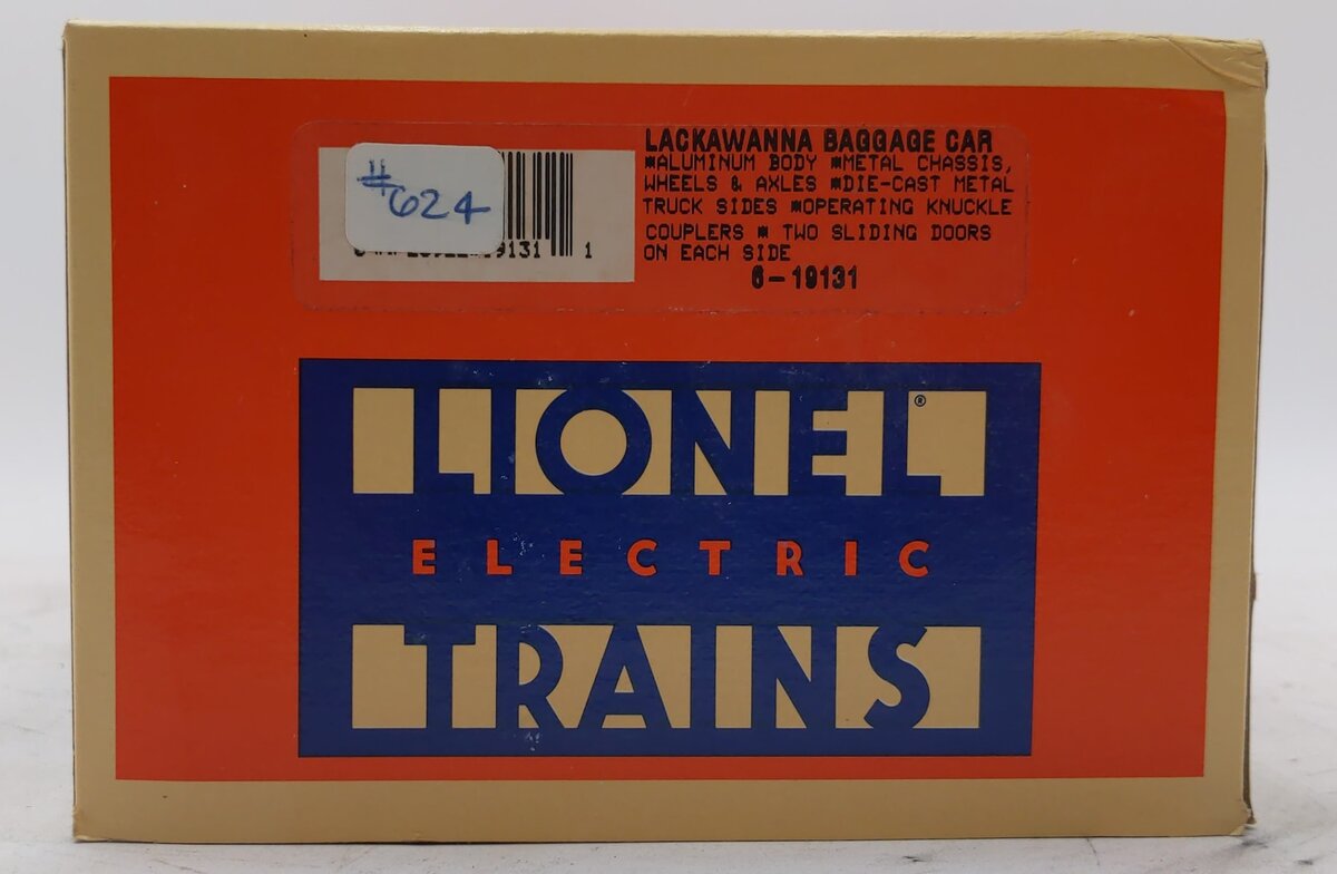 Lionel 6-19131 O Gauge Lackawanna Baggage Car #2000 MT/Box