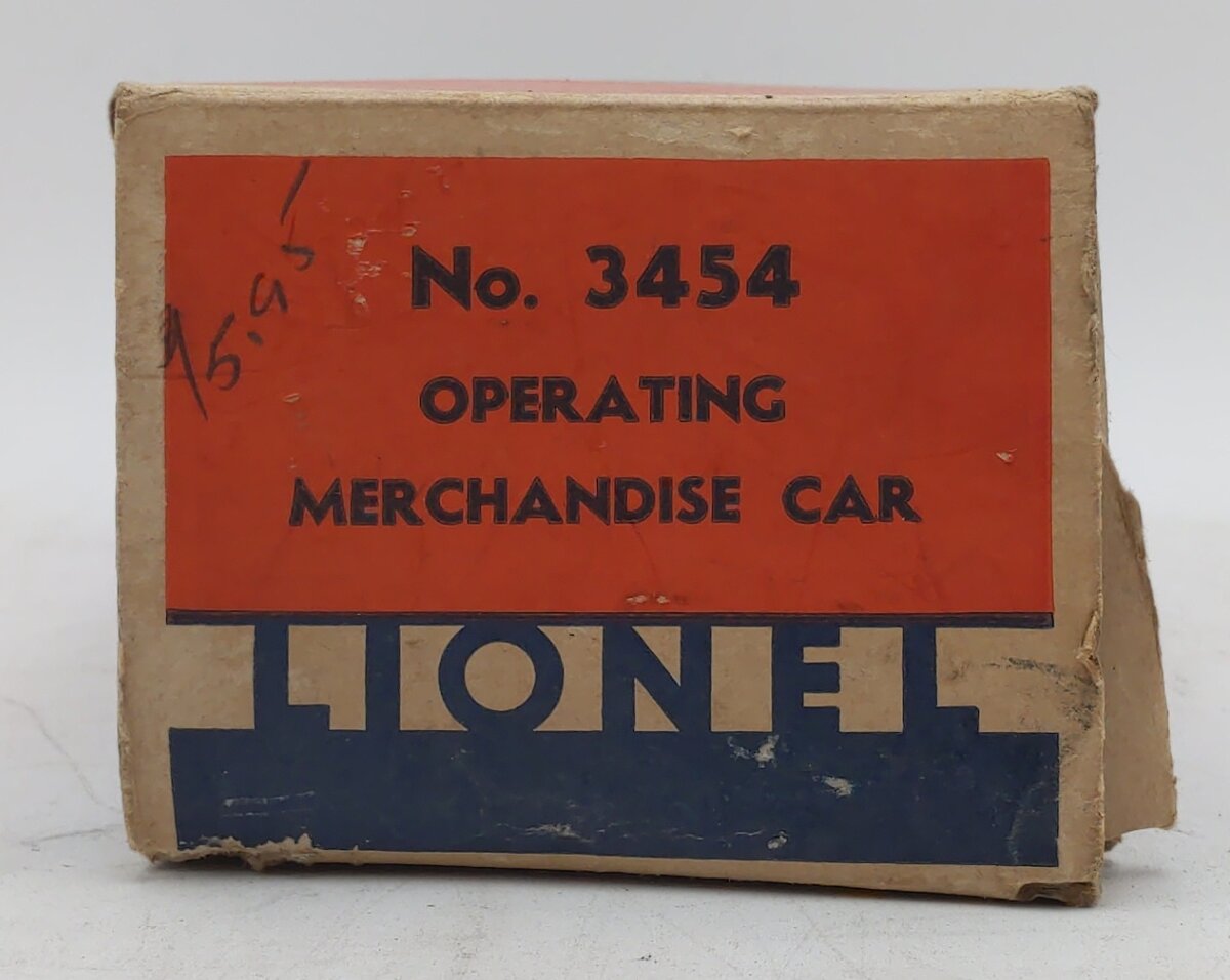 Lionel 3454 Vintage O Pennsylvania Operating Merchandise Car VG/Box
