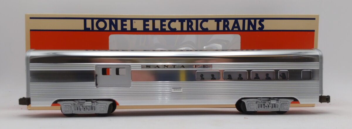 Lionel 6-19110 O Gauge Santa Fe Aluminum Combine Car #3500 LN/Box