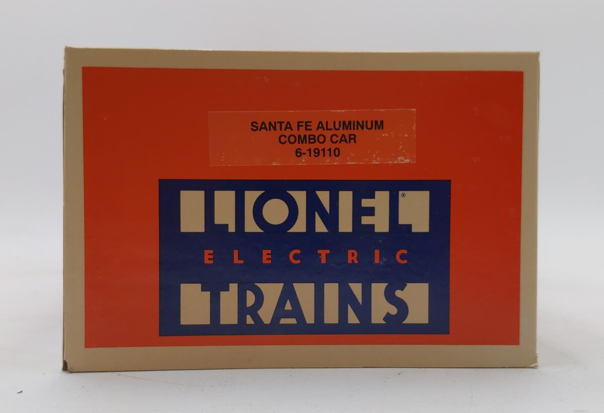 Lionel 6-19110 O Gauge Santa Fe Aluminum Combine Car #3500 LN/Box