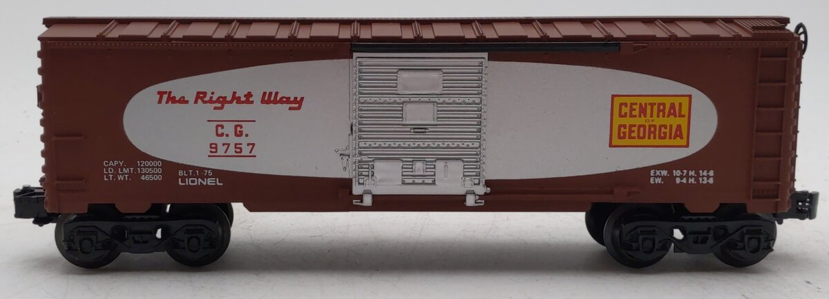 Lionel 6-9757 O Gauge Central of Georgia Boxcar LN/Box