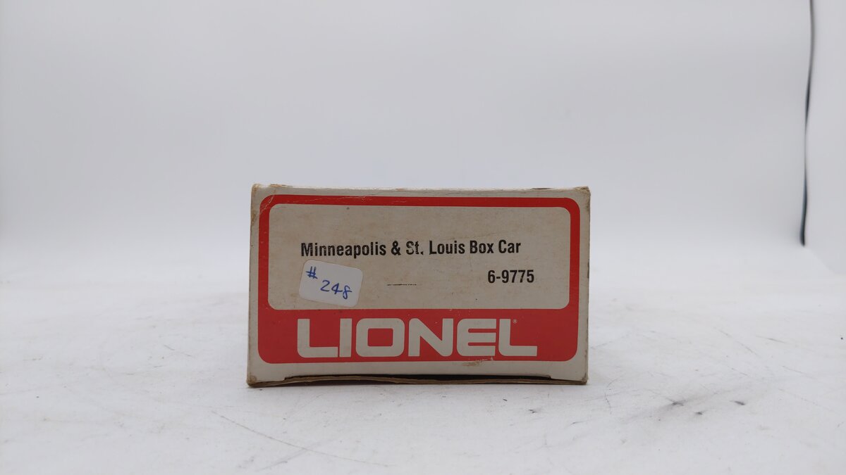 Lionel 6-9775 O Gauge Minneapolis & St. Louis Boxcar LN/Box