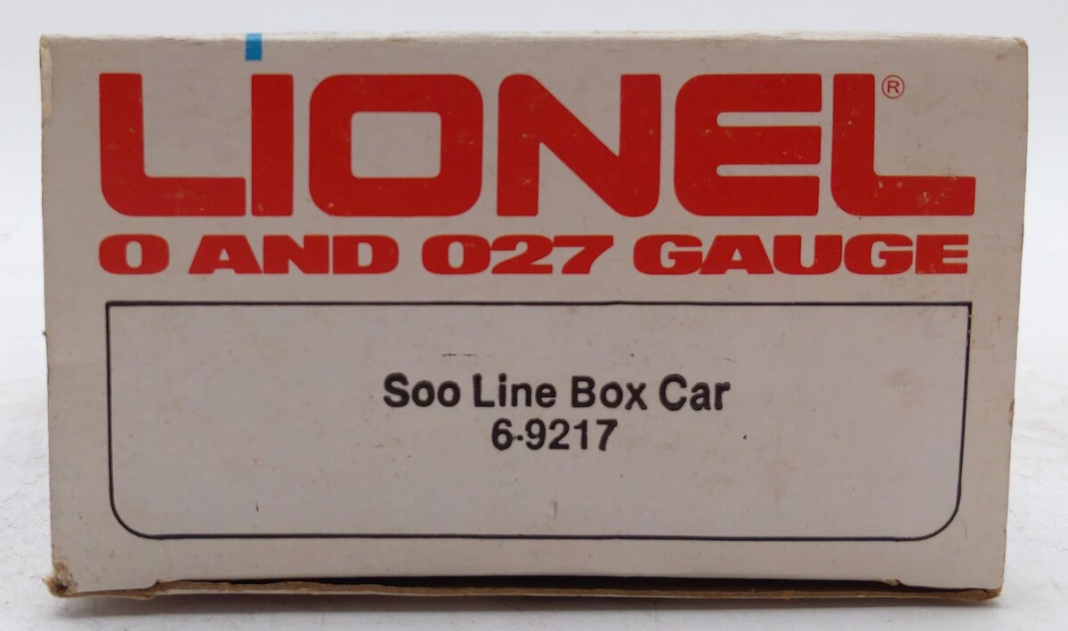 Lionel 6-9217 O Gauge SOO Line Operating Boxcar LN/Box