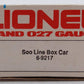 Lionel 6-9217 O Gauge SOO Line Operating Boxcar LN/Box