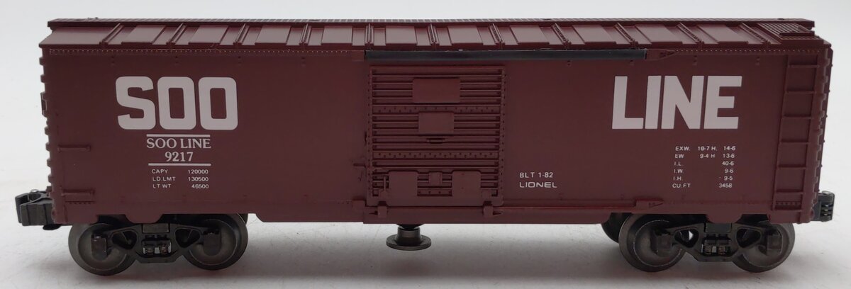 Lionel 6-9217 O Gauge SOO Line Operating Boxcar EX