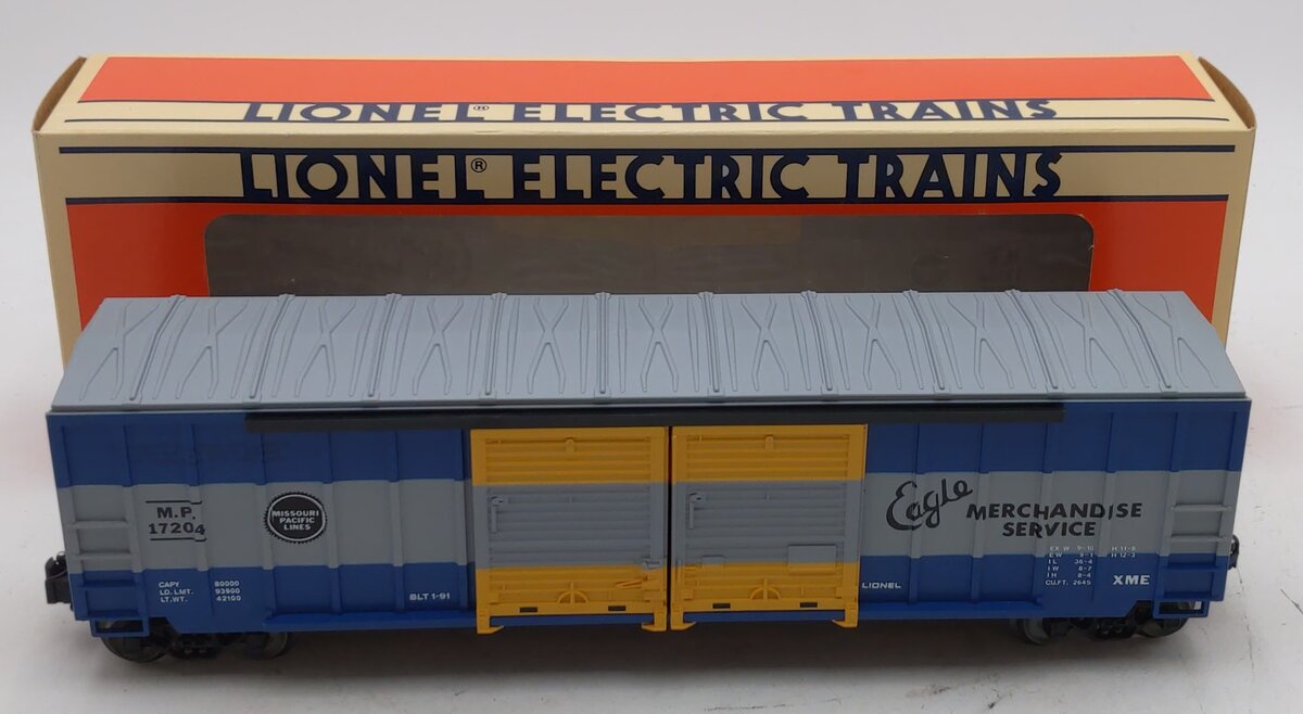 Lionel 6-17204 O Gauge Missouri Pacific Double Door Boxcar #17204 LN/Box