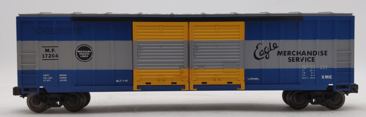Lionel 6-17204 O Gauge Missouri Pacific Double Door Boxcar #17204 LN/Box