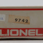 Lionel 6-9742 O Gauge Green Minneapolis & St. Louis Boxcar EX/Box