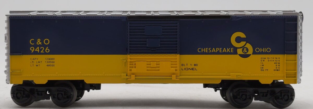 Lionel 6-9426 O Gauge Chesapeake & Ohio Boxcar #9426 LN/Box