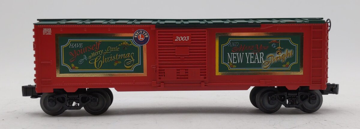 Lionel 6-39249 O Gauge 2003 LRRC Christmas Box Car #2003 LN/Box